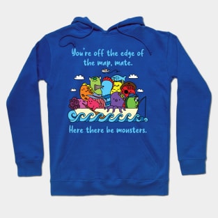 Cute monsters out for high seas adventure Hoodie